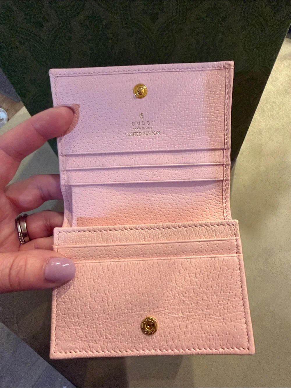 GUCCI | ✨NEW✨ GG Marmont Flora Bifold Compact Wallet - Picture 8 of 10